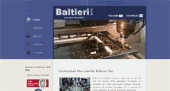 Desktop Screenshot of costruzionimeccanichebaltieri.com